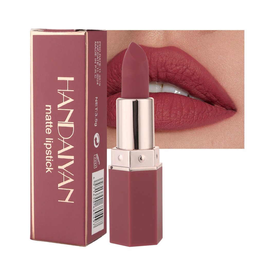 HANDAIYAN Han Daiyan 6-color Matte Nourishing Lipstick Lipstick – Image 2