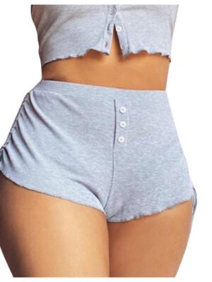 Women's Pants Printed Side Drawstring Shorts