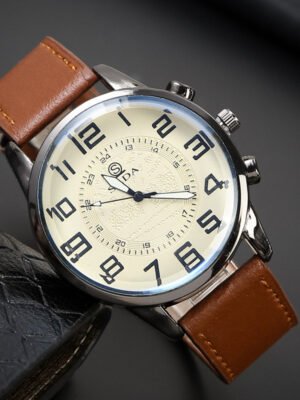 Belt Men's Digital Dial Quartz Watch