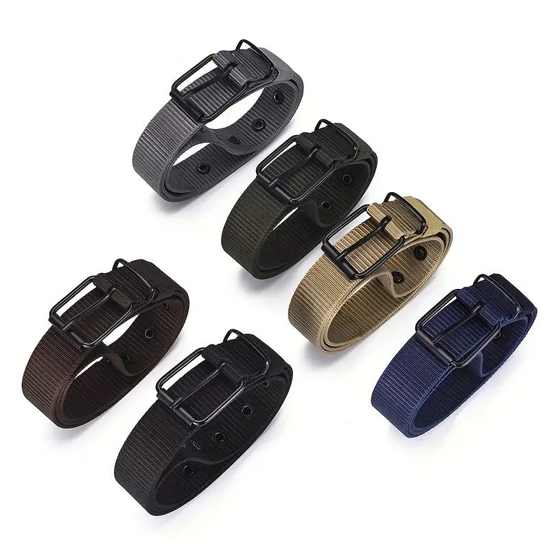 Fashion Woven Nylon All-matching Men's Pants Belt ā Image 2