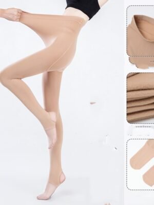 Extra Large Plus Velvet Skin Color Leggings Autumn