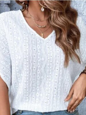 Fashion Short-sleeved Top T-shirt For Women