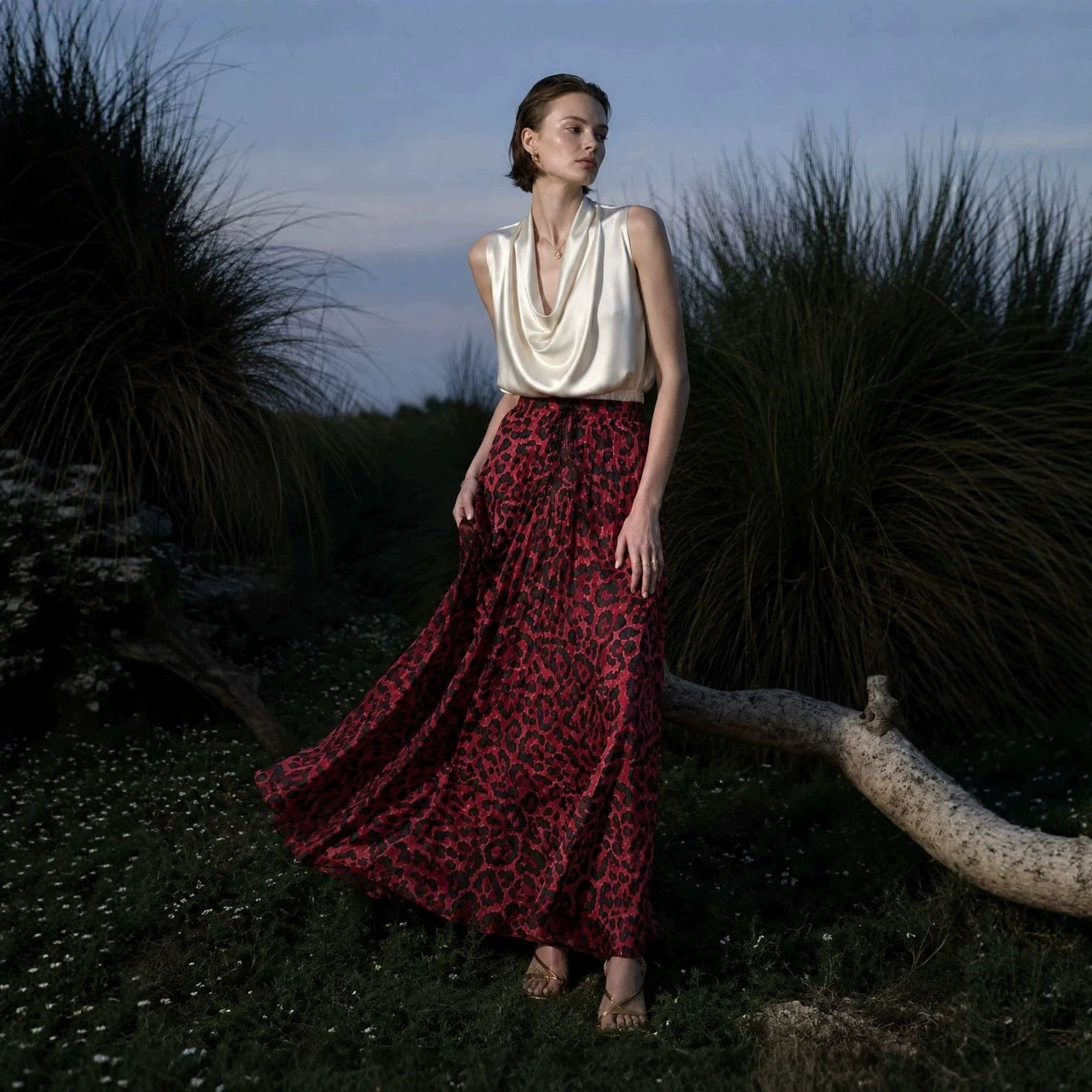 Womens Fashion Loose-Fit Sexy Printed Dress ā Image 4