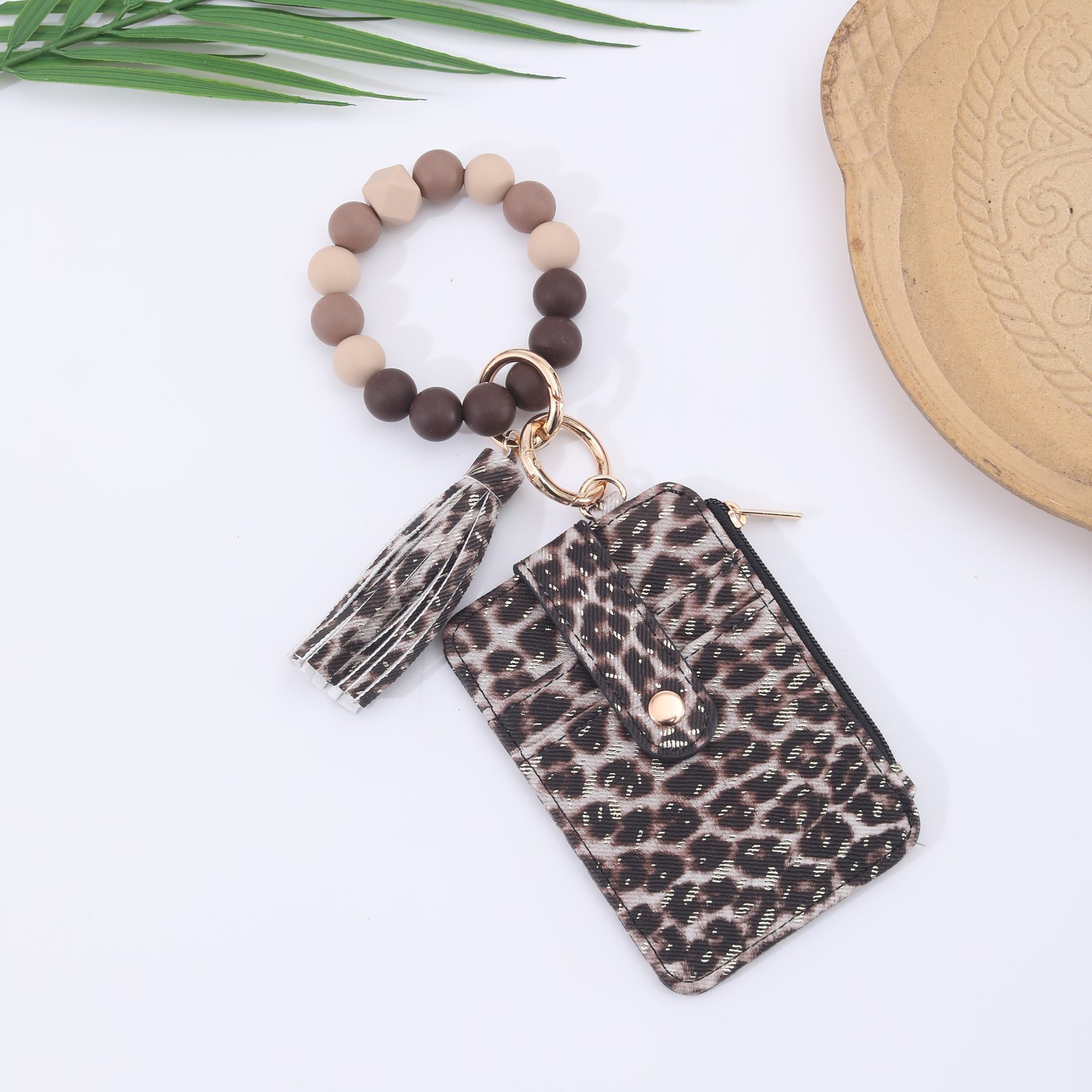 Silicone Bead Bracelet Weaving Pattern Card Holder Coin Purse ā Image 8