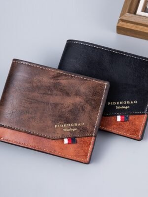 Two-fold Thin Retro Fashion Wallet