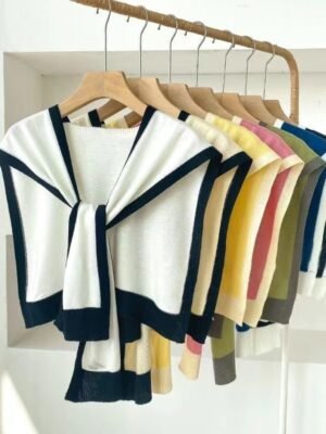 Air-conditioned Room Shawl Shoulder Neck Protection Fake Collar Skirt