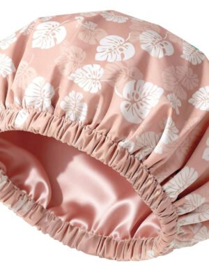 Silk-like Silk Fabric Bath Cap Premium Bathing Cap