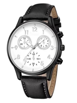 Men's Business Three-eye Belt Watch