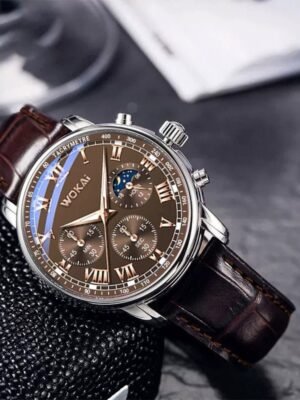 Quartz Sport Watch Casual Leather Belt Men's Watch