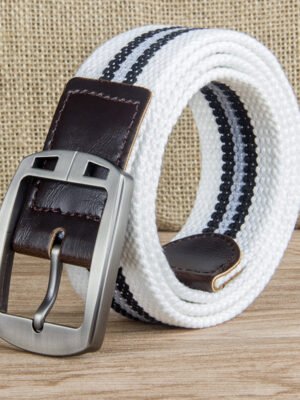 Pin Buckle Canvas Belt Casual