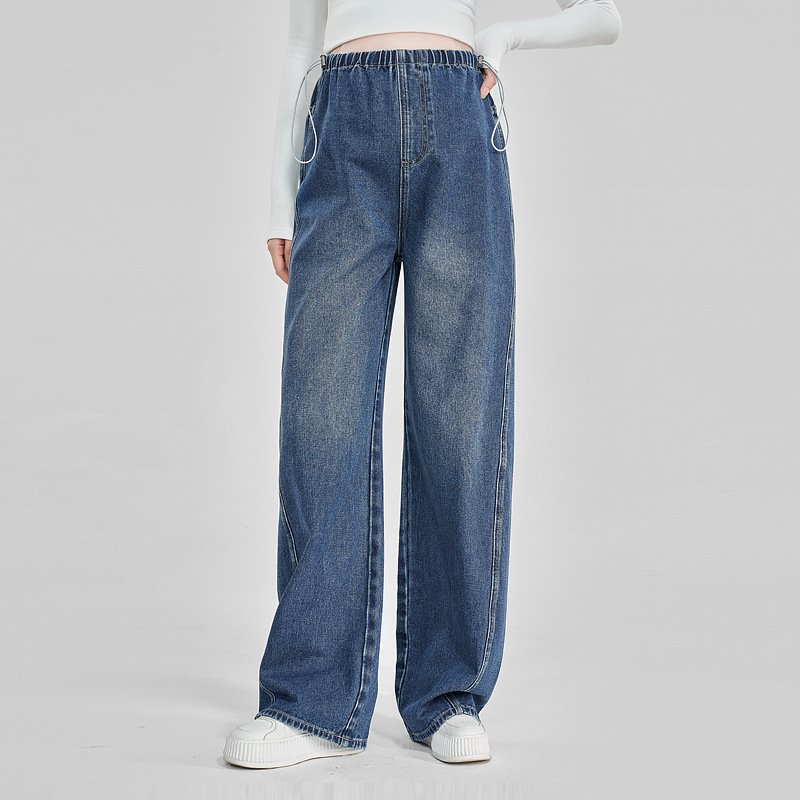 Short-height Wide-leg Non-constricting Jeans ā Image 6