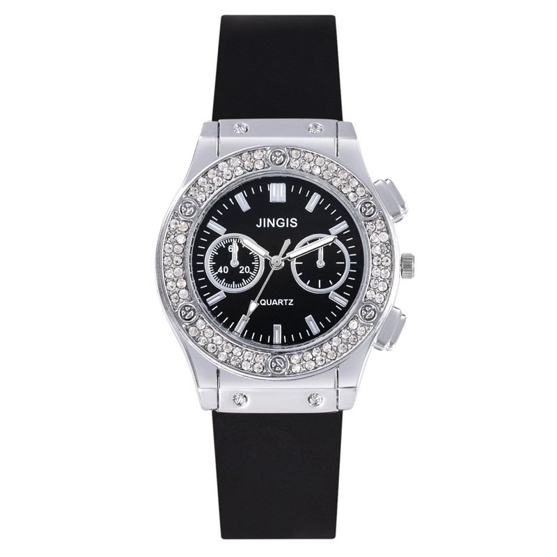 All-match Business Diamond Silicone Band Watch ā Image 6