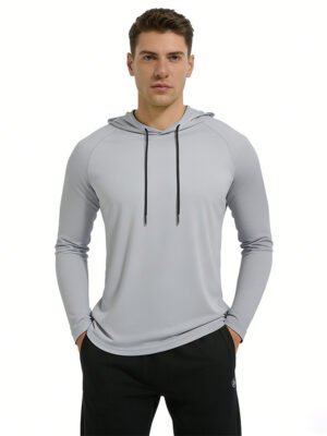 Outdoor Casual Sports Fashion Hooded Long-Sleeve Sweatshirt