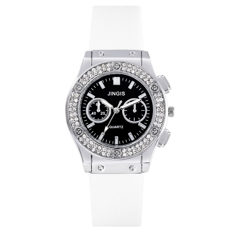 All-match Business Diamond Silicone Band Watch ā Image 8