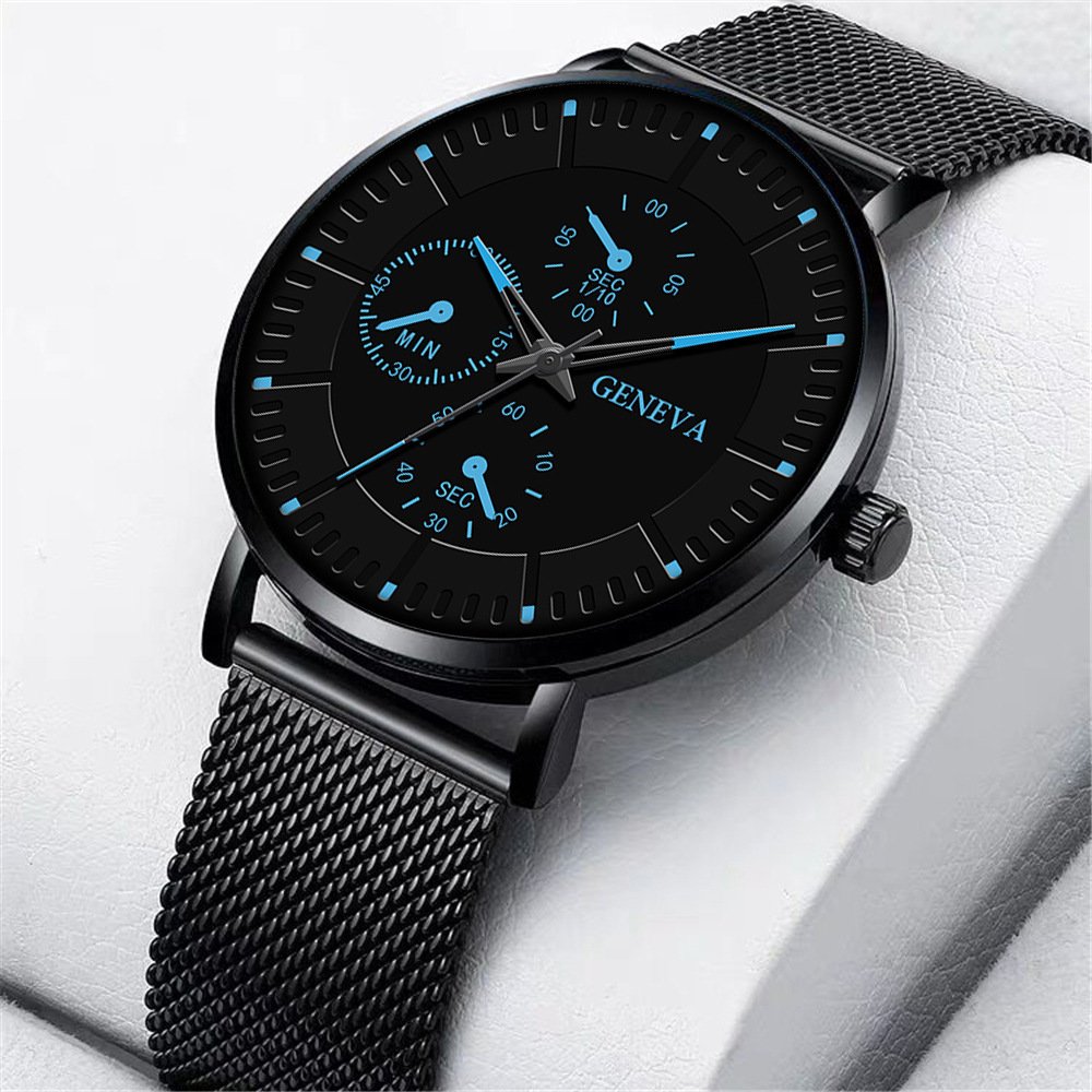 Korean Fashion Watch Men's Mesh Strap Simple ā Image 3