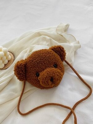 Cartoon Soft Cute Single Shoulder Plush Bag