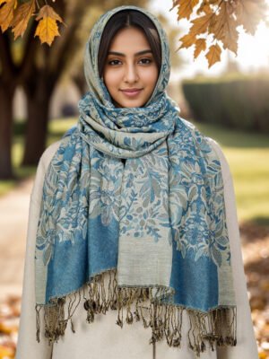 Ethnic-style Sunflower Tassel Scarf With A Trendy Print