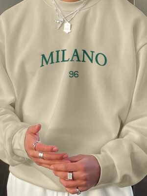 Men's Round-neck Sweater Casual Versatile Long Sleeves