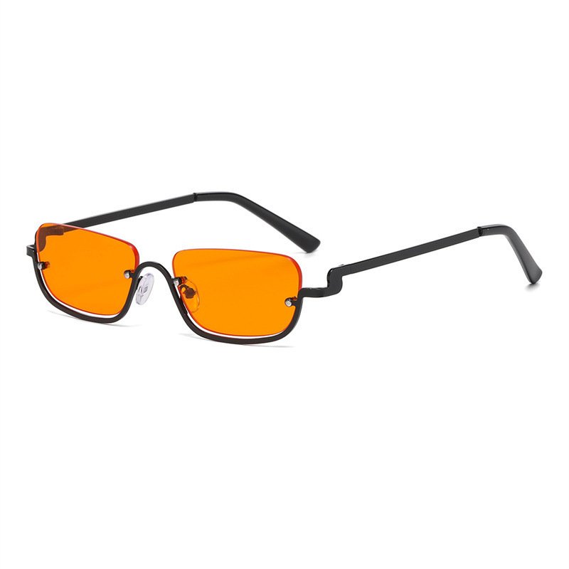 Personality Semi-rimless Sunglasses Colorful Marine Lens Advanced Sense ā Image 7