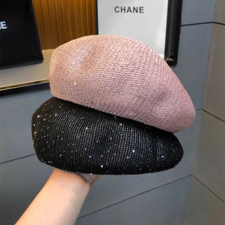 Sequin Beret, Korean-style Casual All-match Painters Cap ā Image 2
