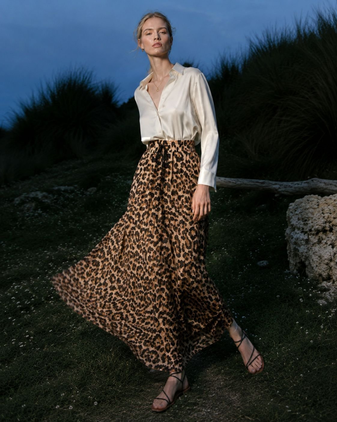 Womens Fashion Loose-Fit Sexy Printed Dress ā Image 9