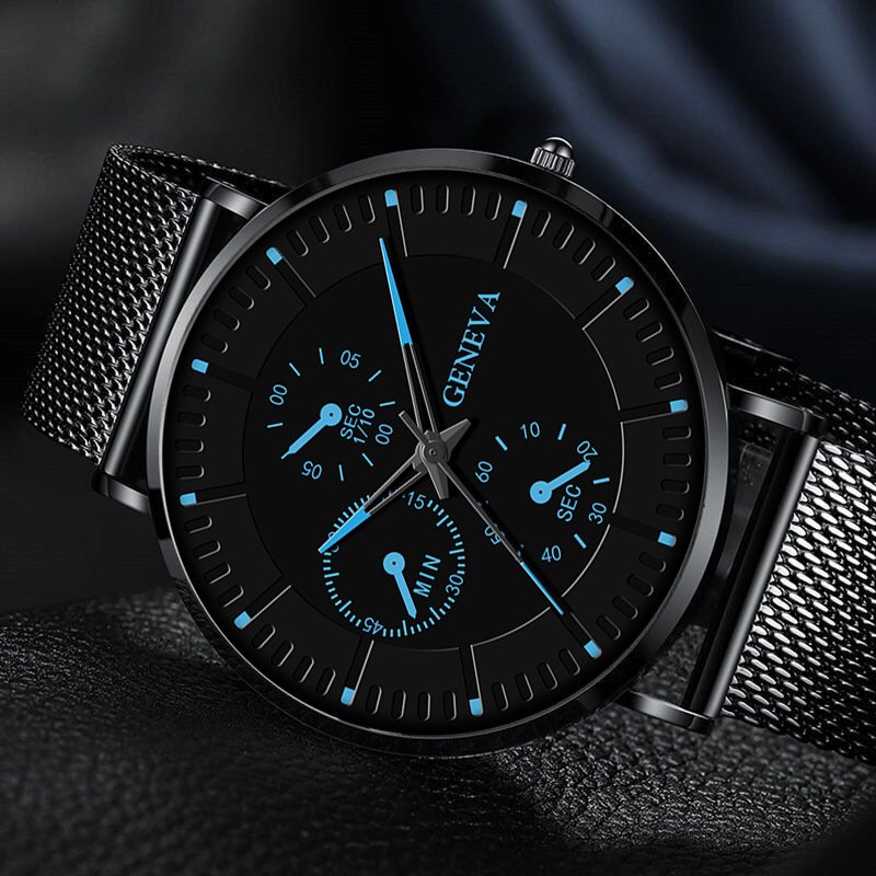 Korean Fashion Watch Men's Mesh Strap Simple ā Image 2