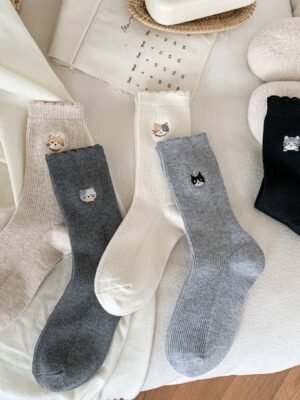 Autumn Winter Faux Wool Thick Womens Socks