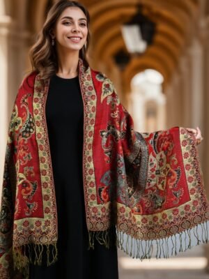 Best Seller In Europe And America Popular Ethnic Style Cashew Pattern Tassel Scarf